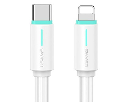 Kabel USAMS Kabel USB-C/Lightning 1m SJ73530W biały